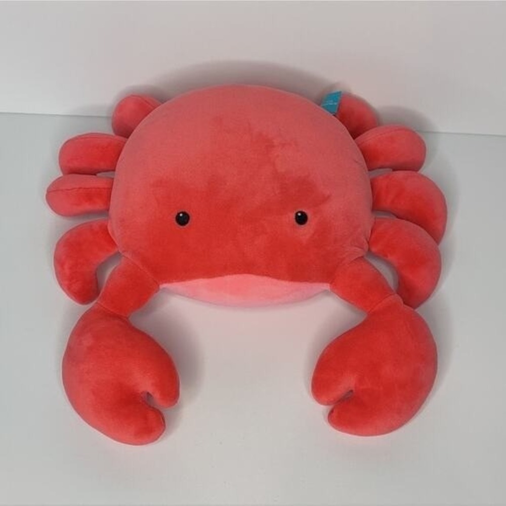 Manhattan Toy Company Velveteen Crabby Abby‎ Stuffed Plushie Sealife
